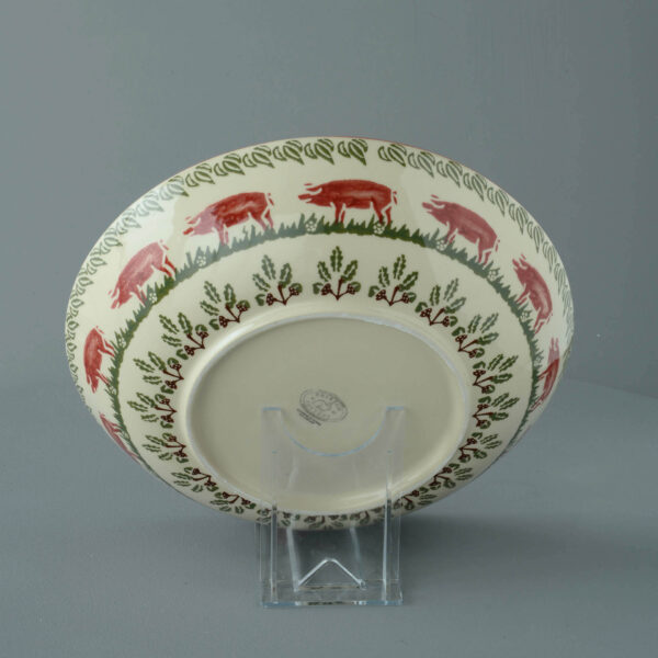 Pink Pig Serving Dish Round