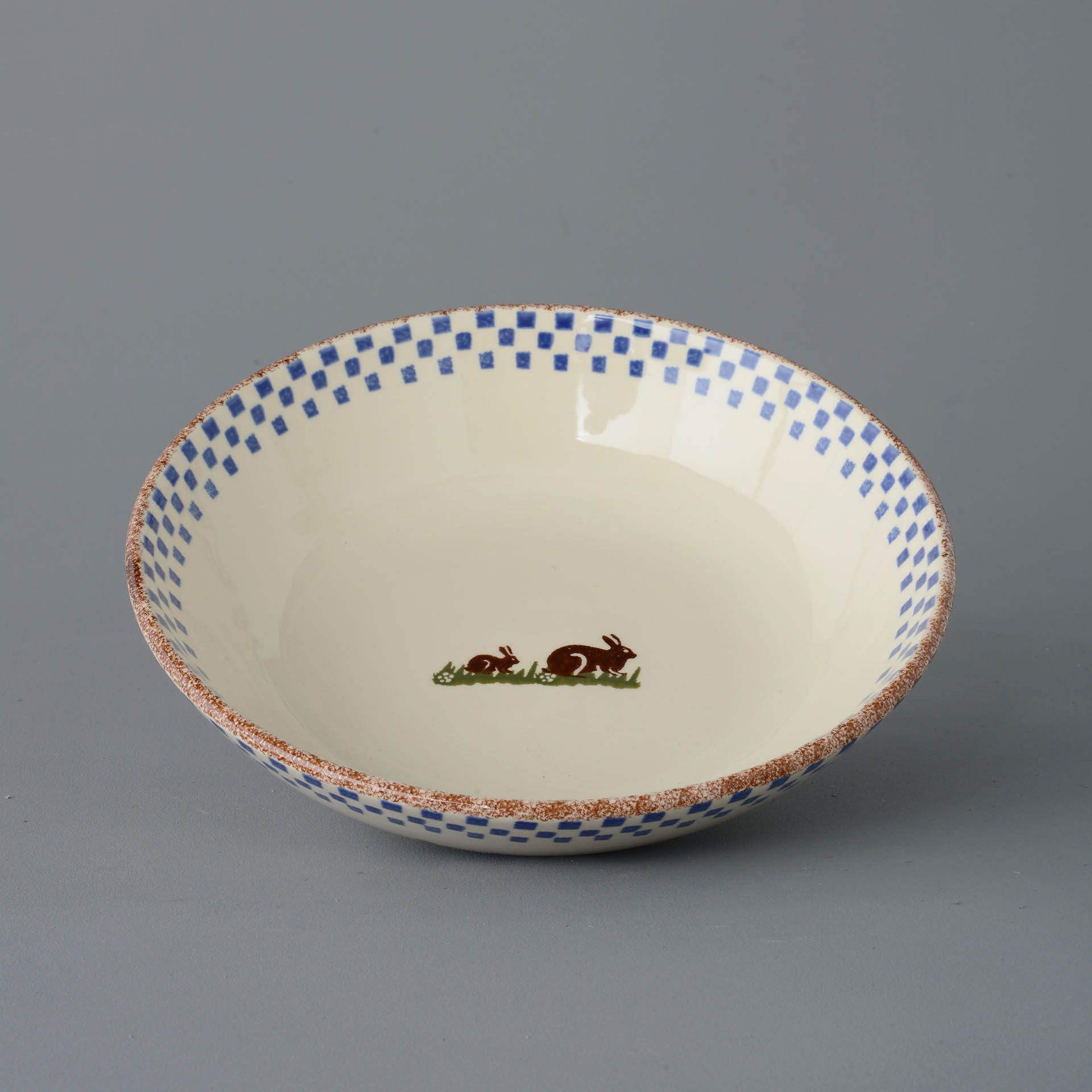 Rabbit Serving Dish Round