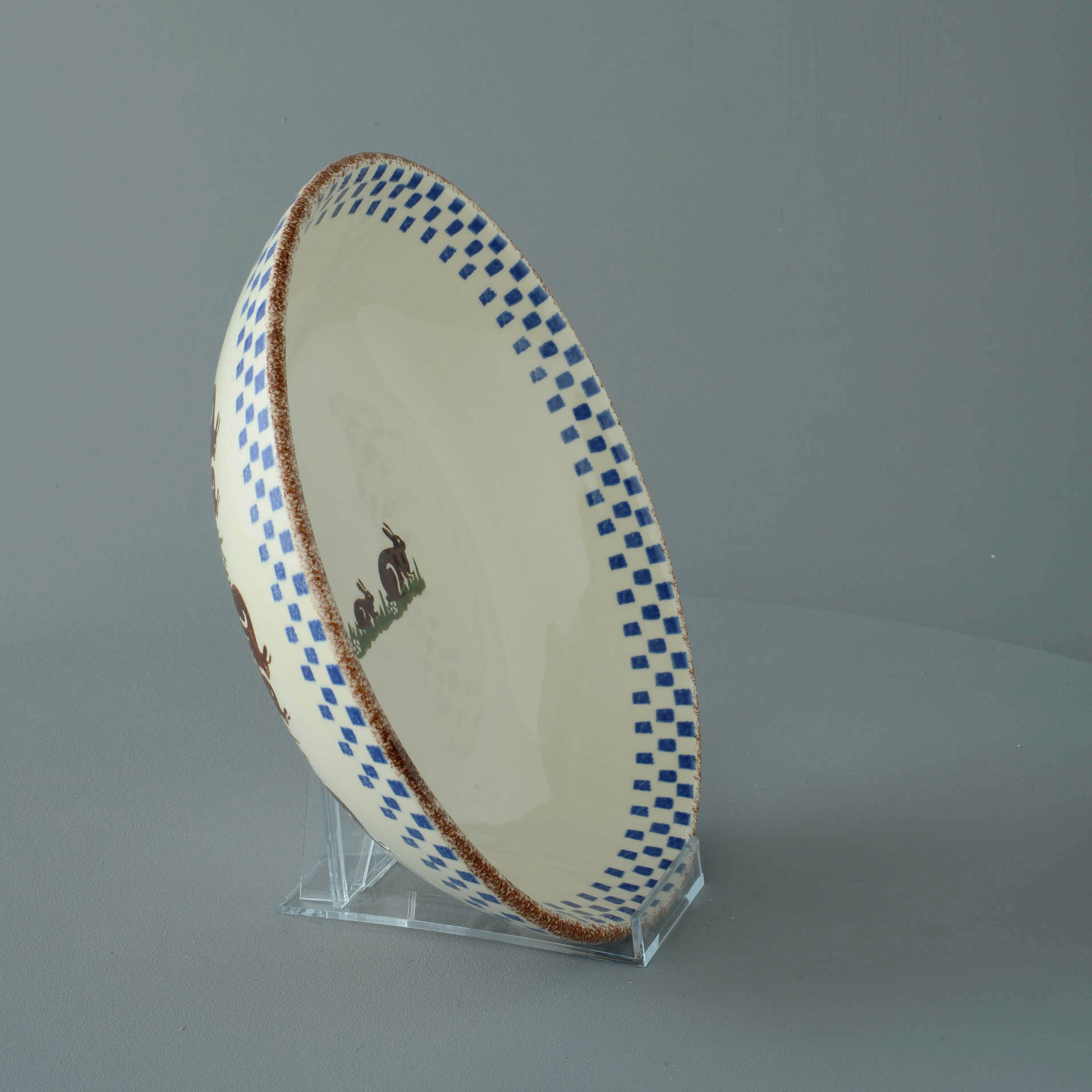 Rabbit Serving Dish Round