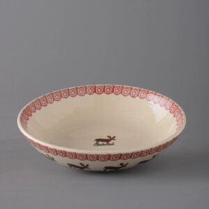 Reindeer Serving Dish Round