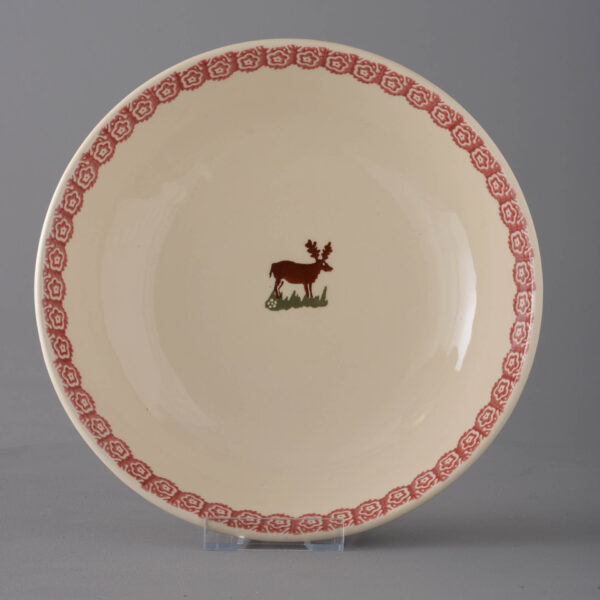 Reindeer Serving Dish Round
