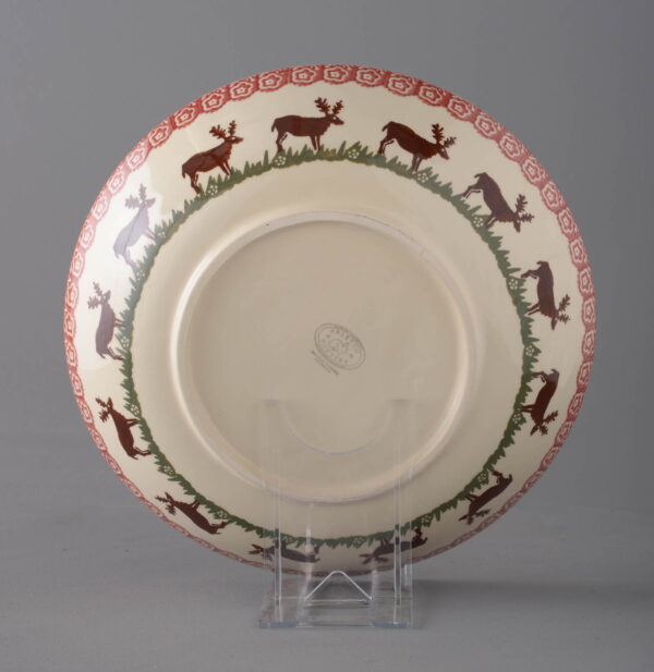 Reindeer Serving Dish Round
