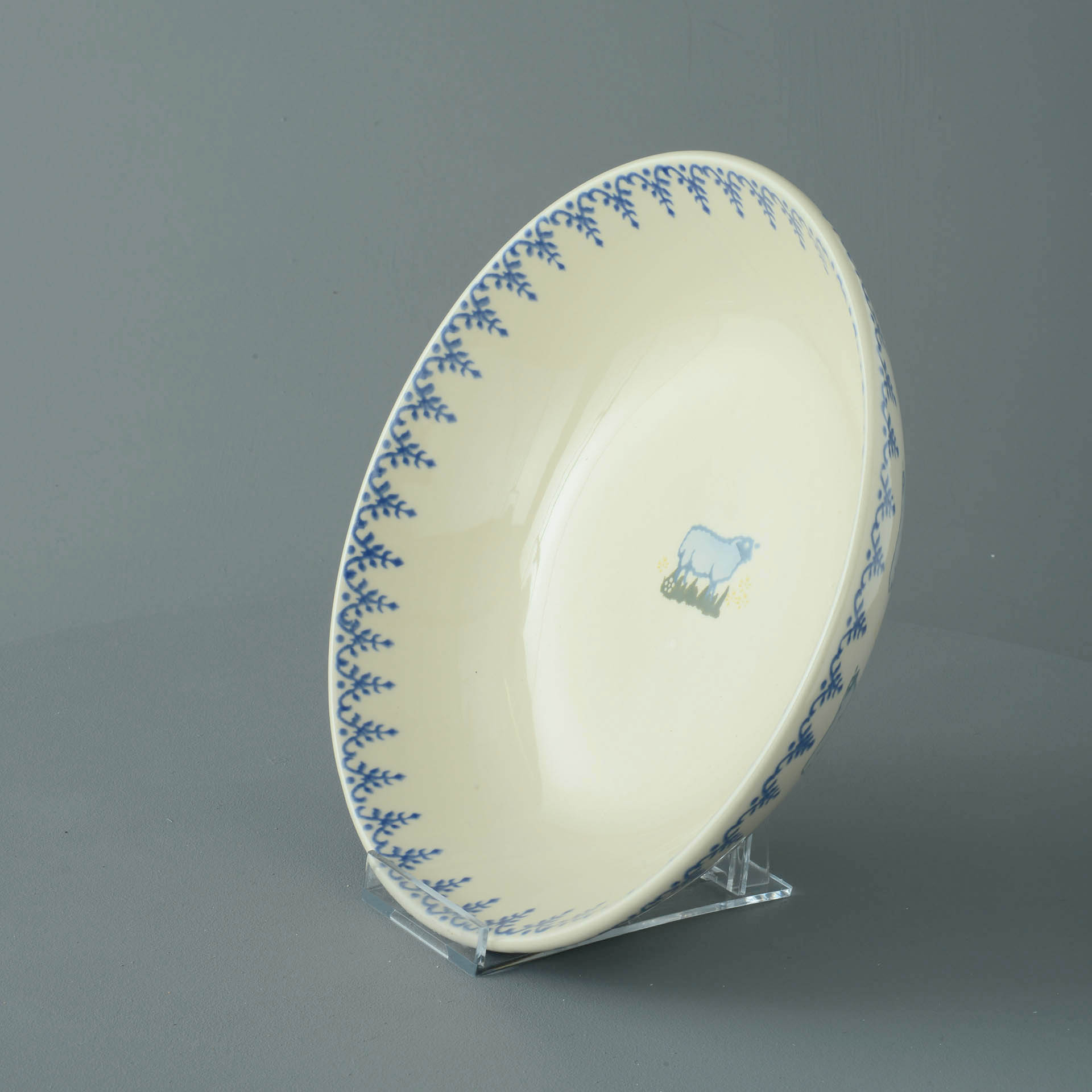 Sheep Serving Dish Round