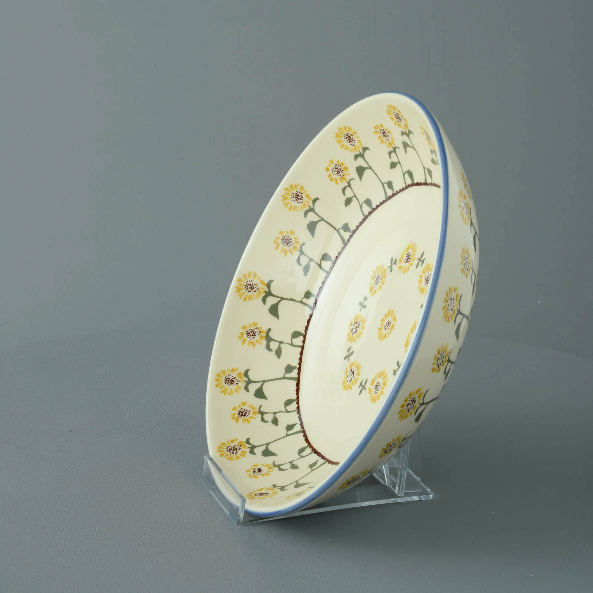Sunflower Serving Dish Round
