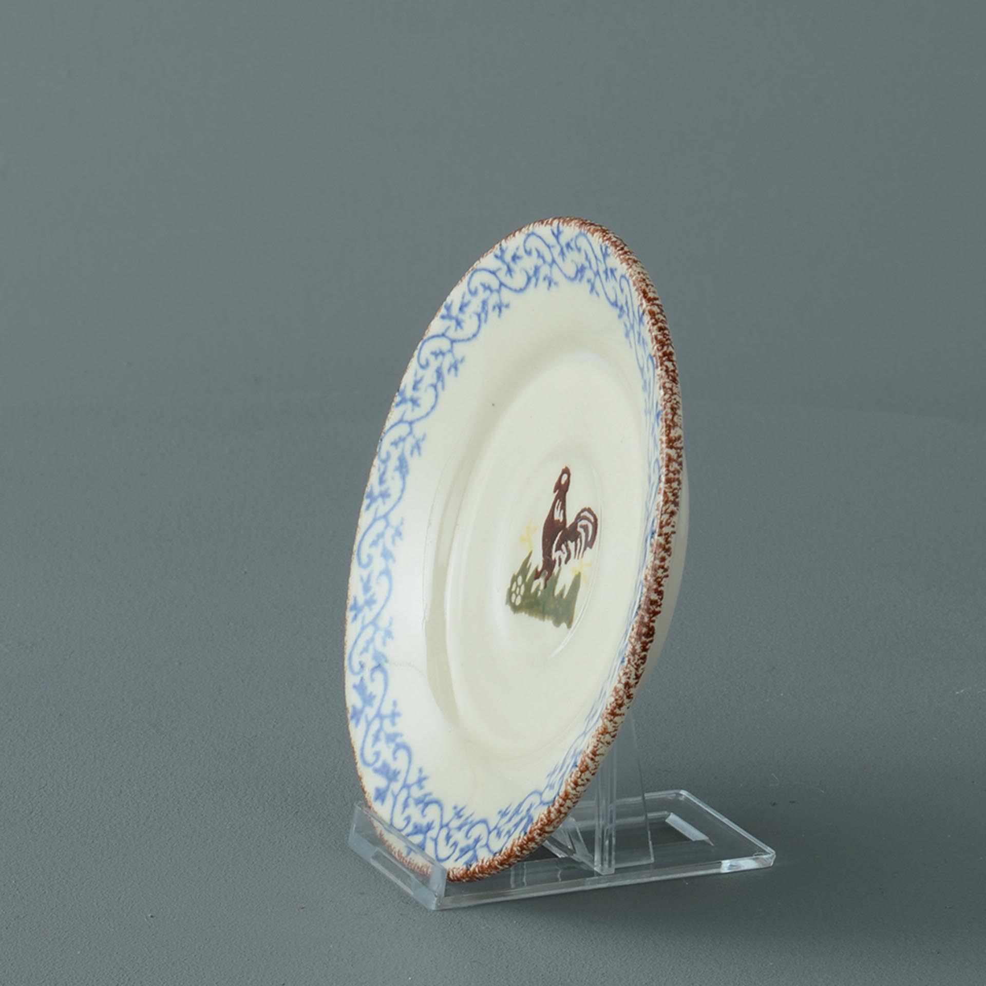 Cock & Hen Saucer - Small