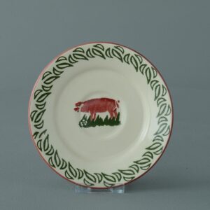 Pink Pig Saucer - Small