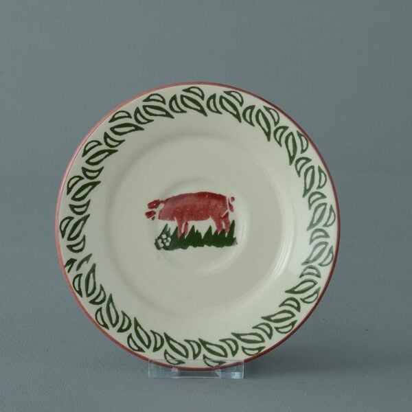 Pink Pig Saucer - Small