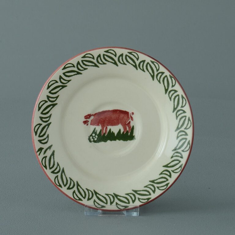 Pink Pig Saucer – Small
