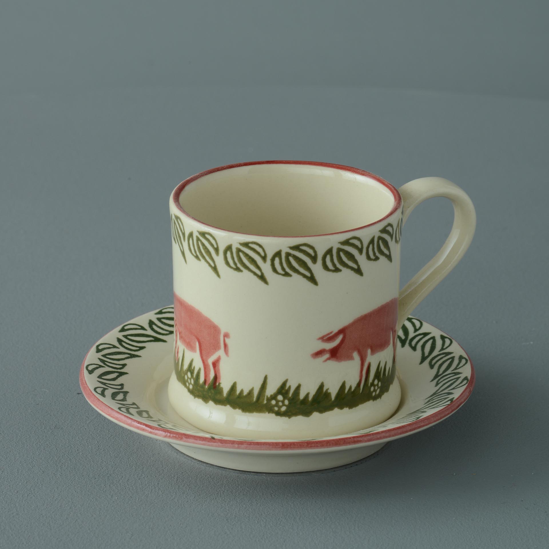 Pink Pig Saucer - Small
