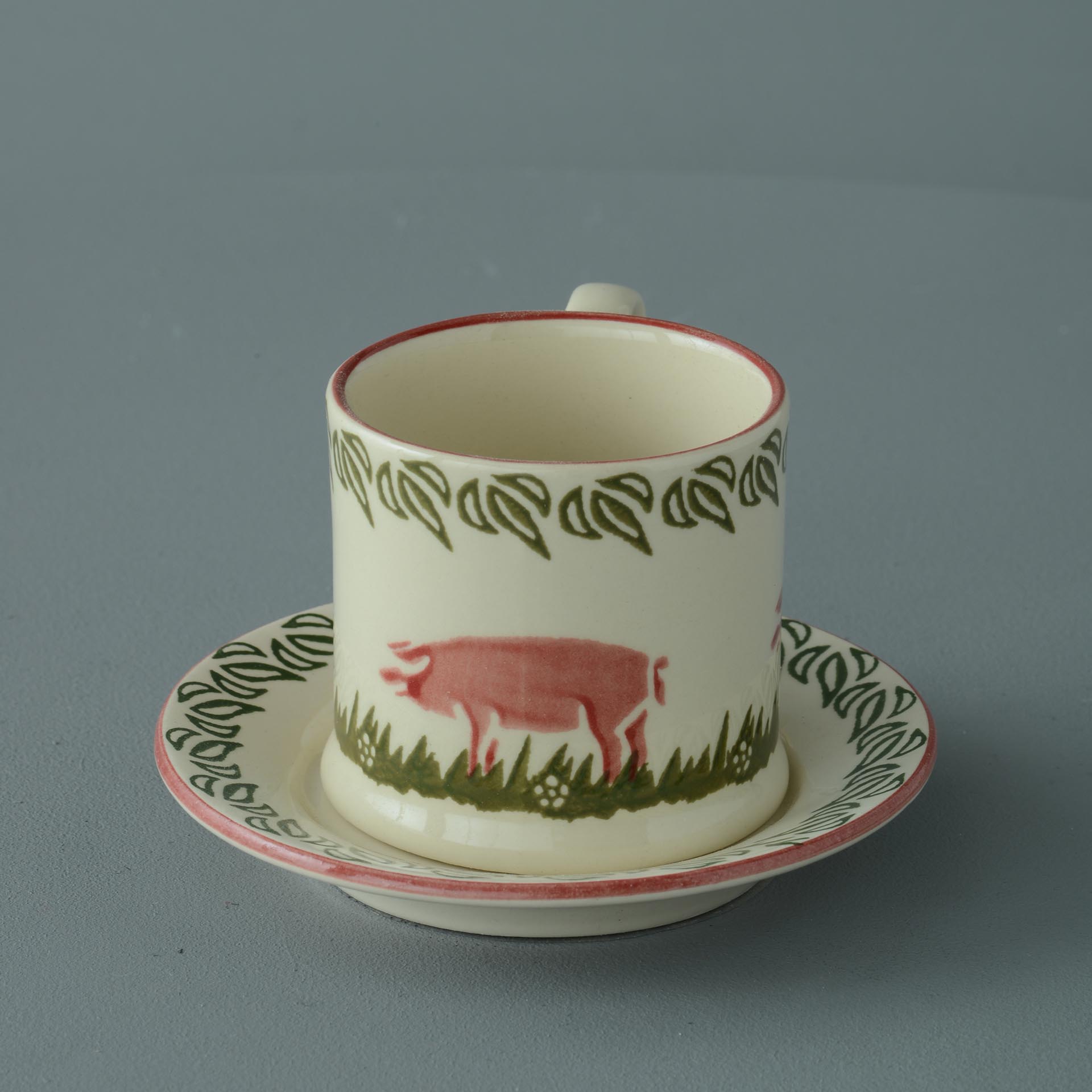 Pink Pig Saucer - Small