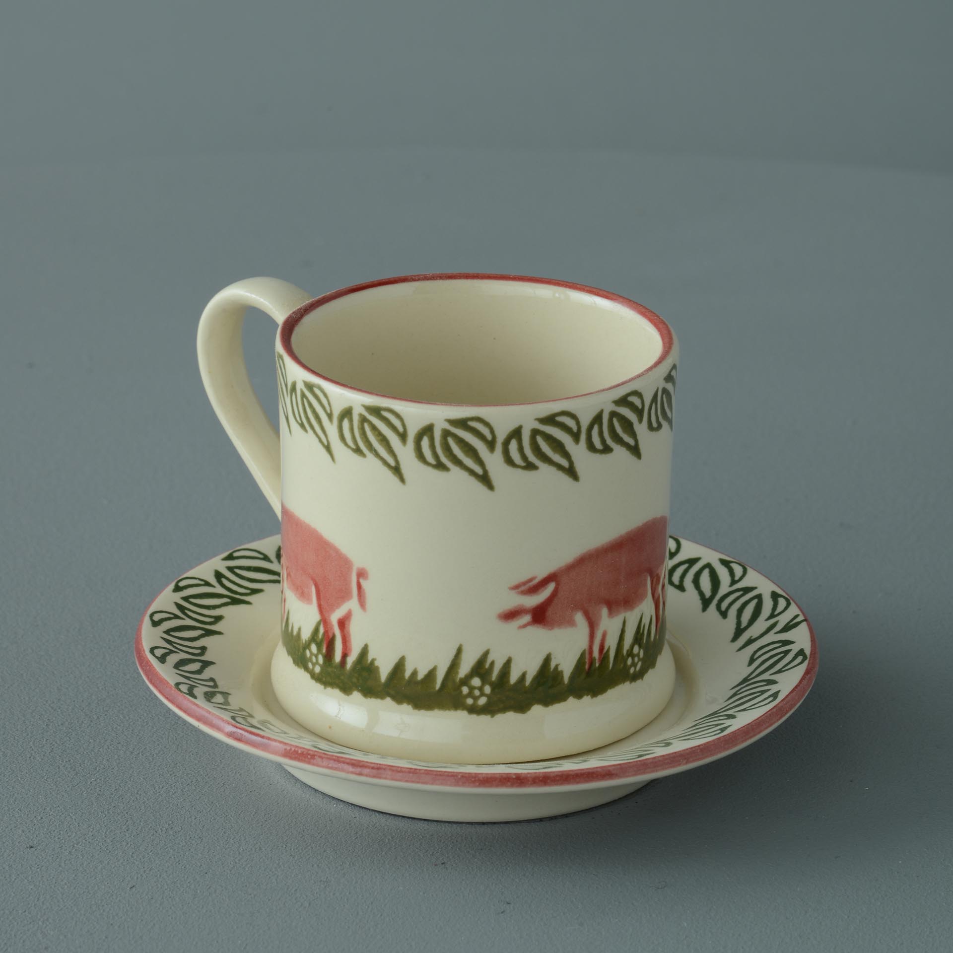 Pink Pig Saucer - Small