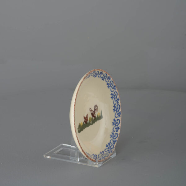 Cock & Hen Saucer for large mug or snacks