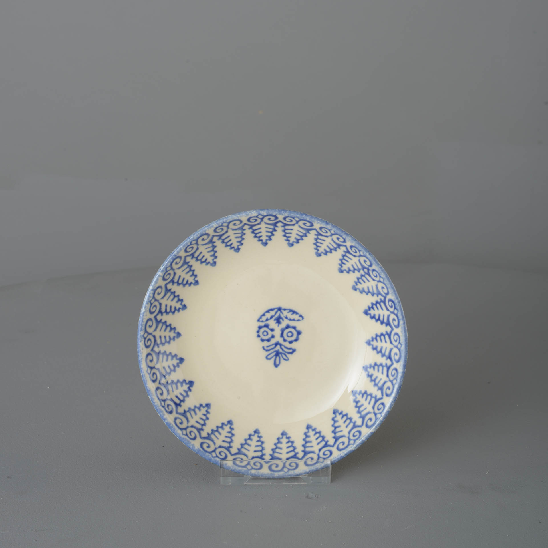 Lacey Blue Saucer for large mug or snacks