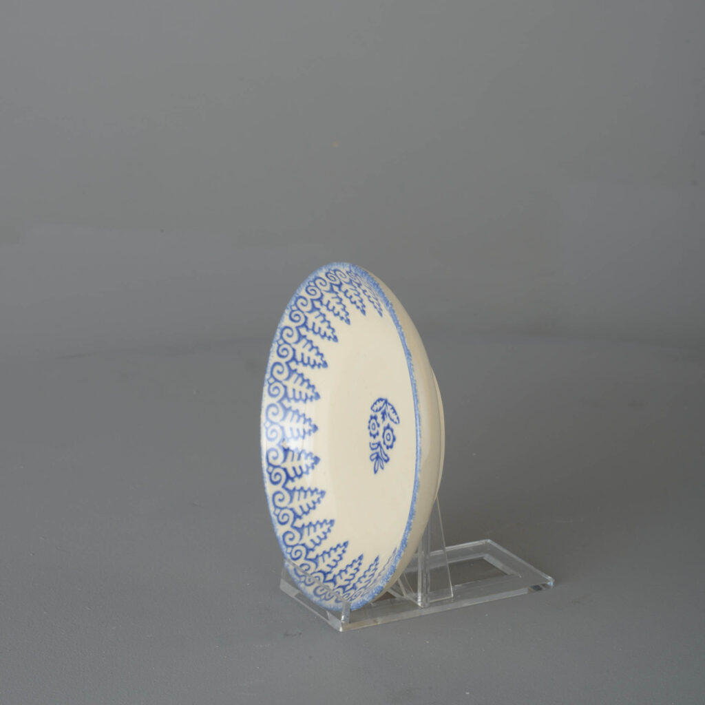 Lacey Blue Saucer for large mug or snacks