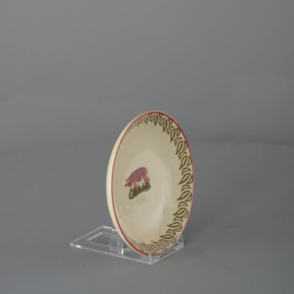 Pink Pig Saucer for large mug or snacks