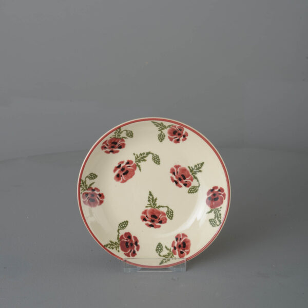 Poppy Saucer for large mug or snacks