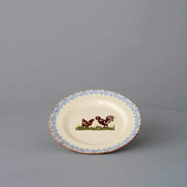 Cock & Hen Plate – Small