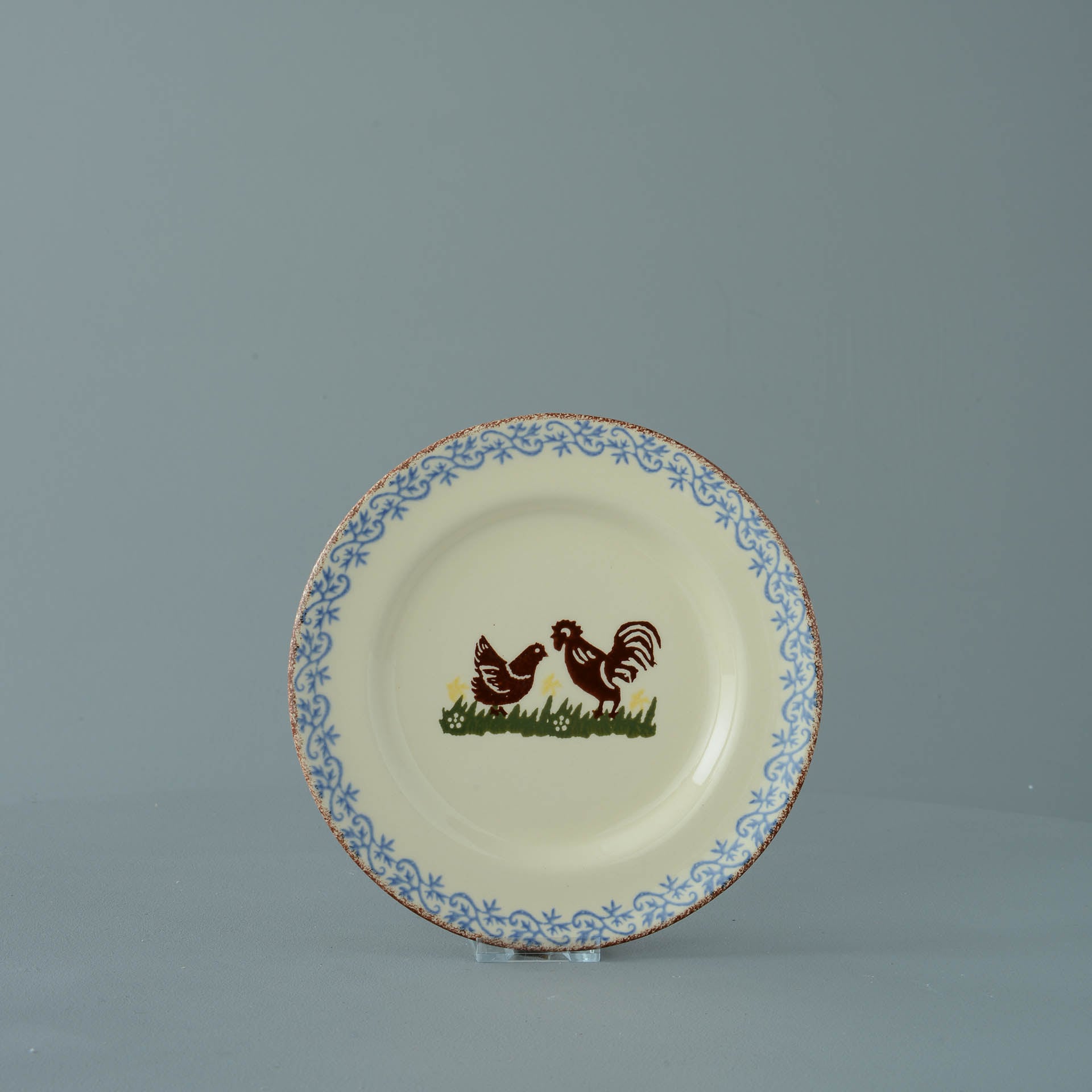 Cock & Hen Plate - Small