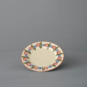 Victorian Floral Plate - Small