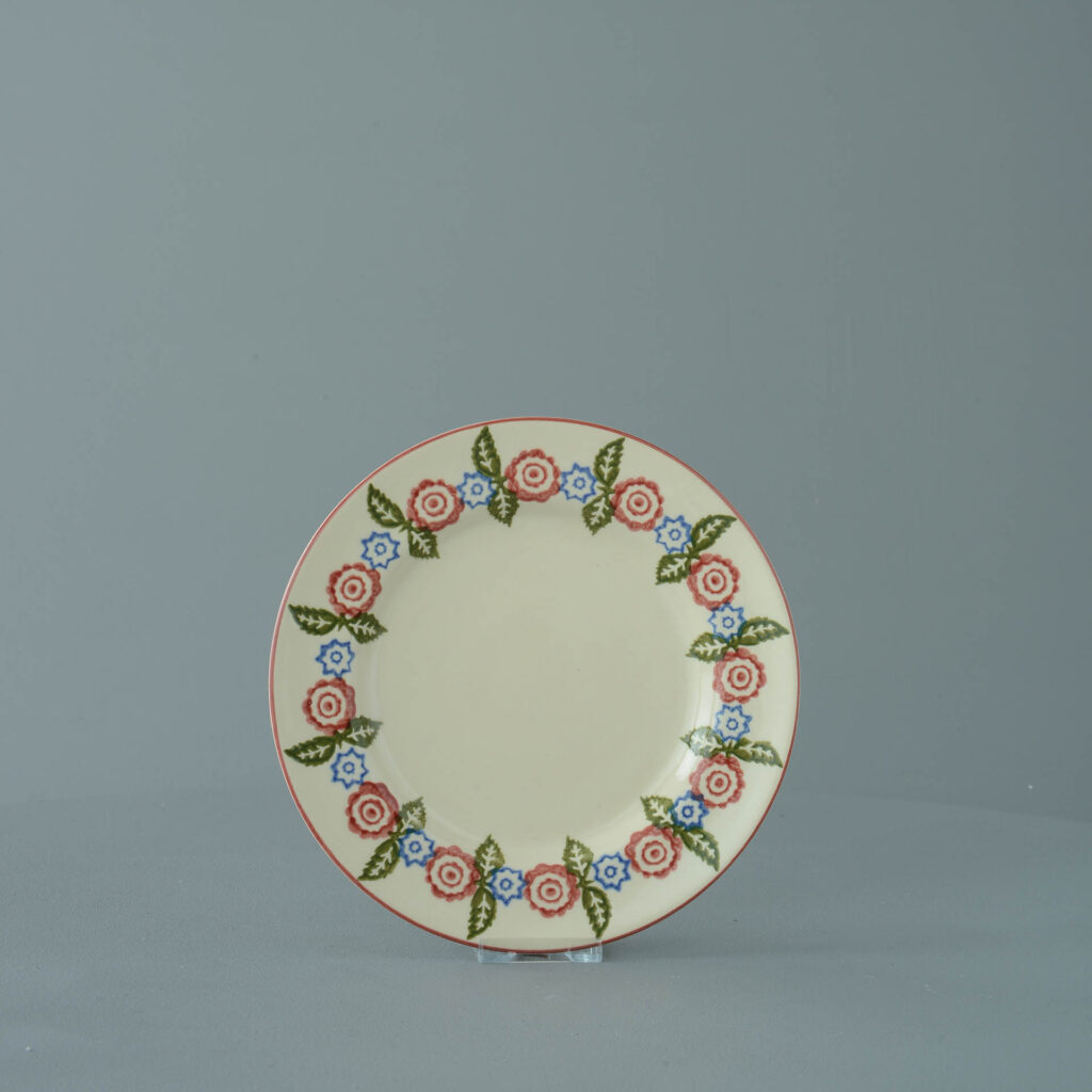 Victorian Floral Plate - Small