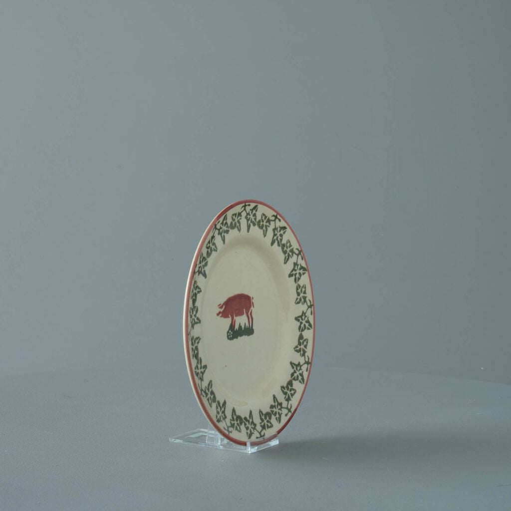 Pink Pig Plate - Small