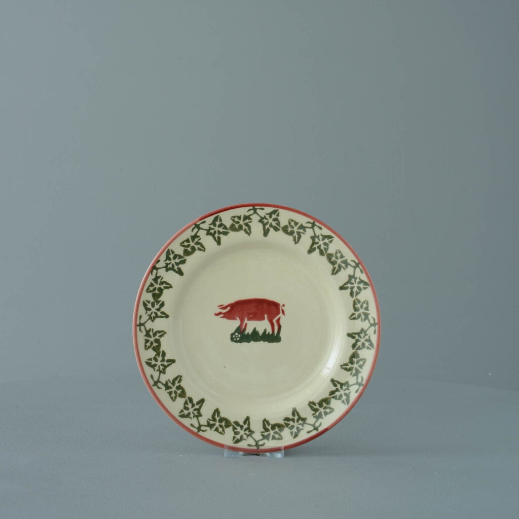 Pink Pig Plate - Small
