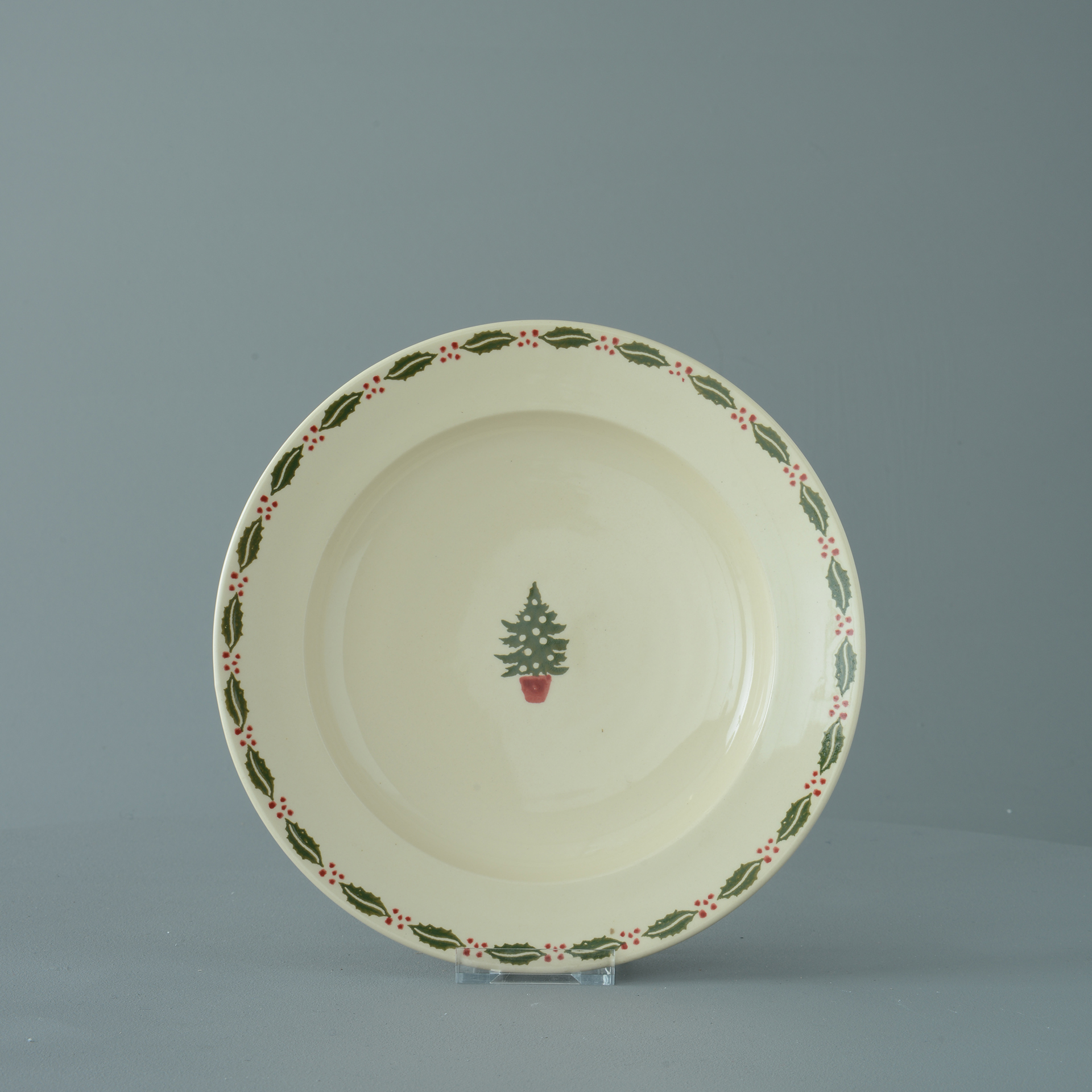 Christmas Tree Soup Plate