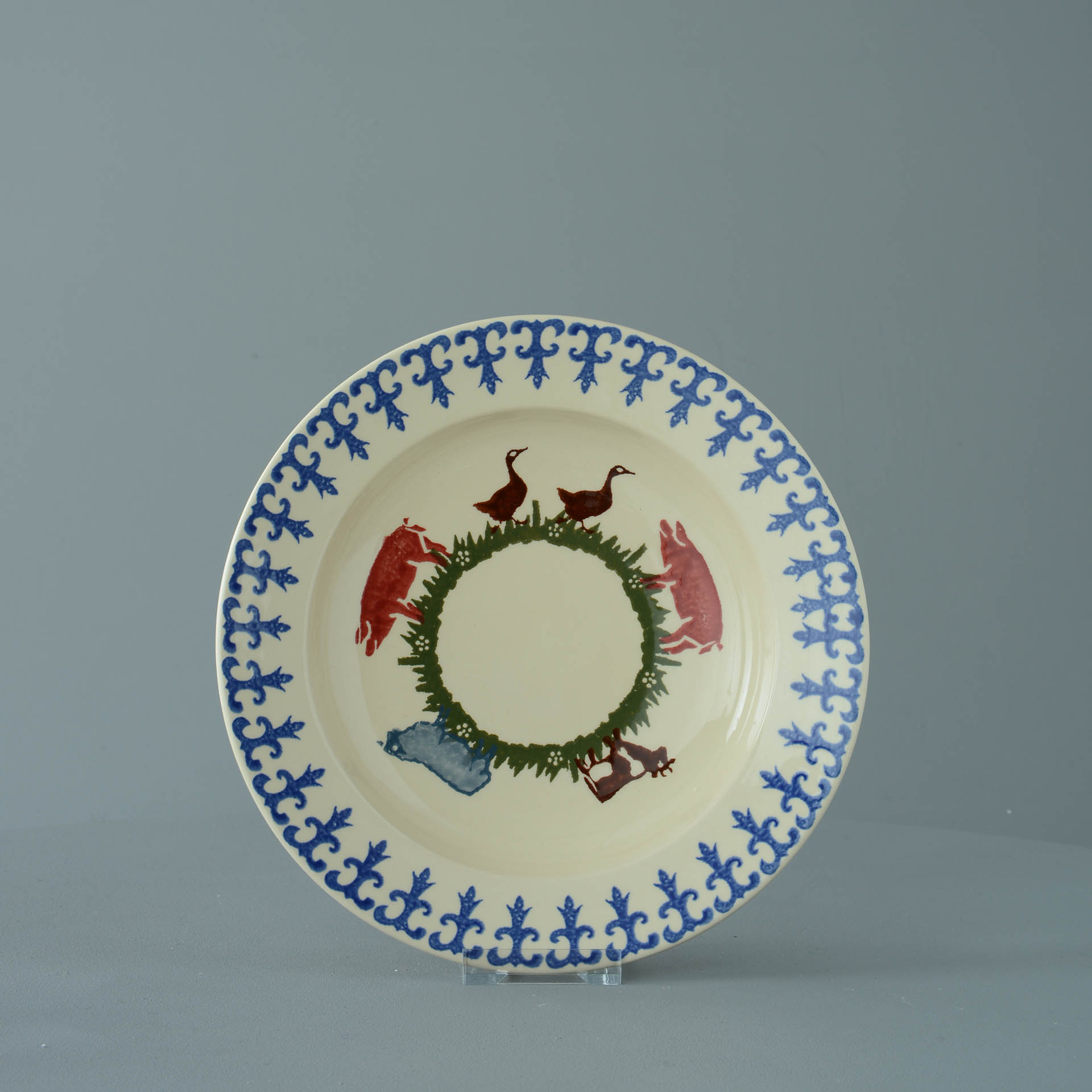Farm Animal Soup Plate