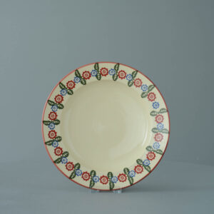 Victorian Floral Soup Plate