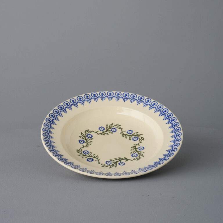 Floral Garland Soup Plate