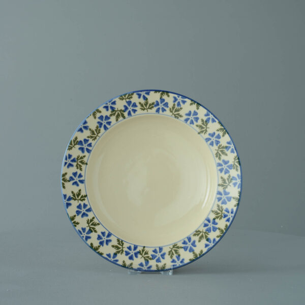 Geranium Soup Plate