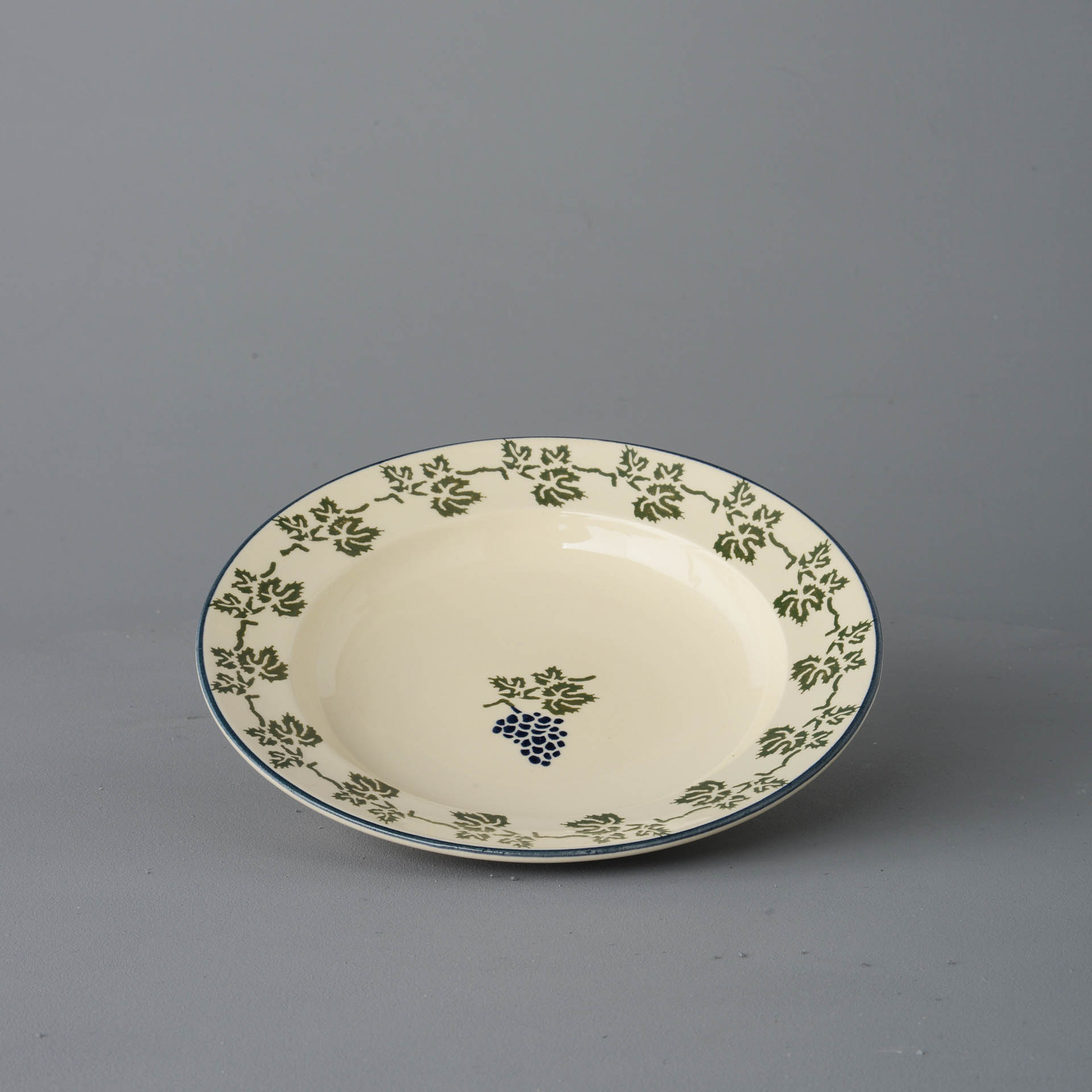 Grapes And Vine Soup Plate