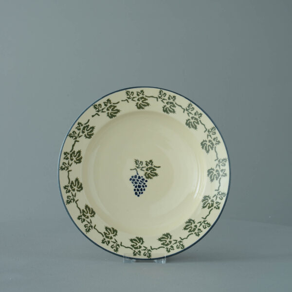 Grapes And Vine Soup Plate