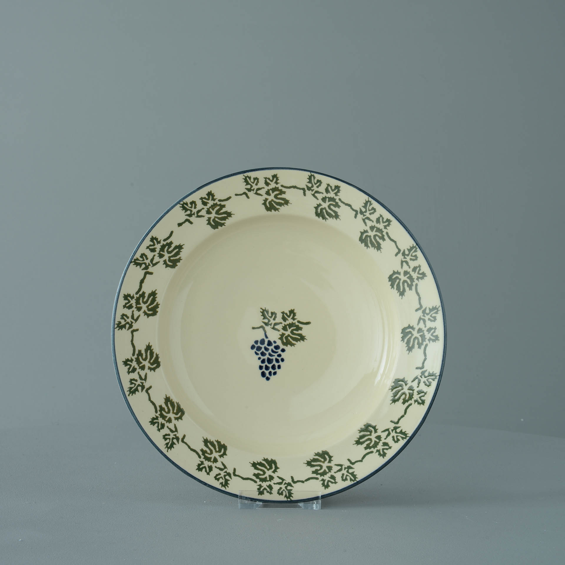 Grapes And Vine Soup Plate