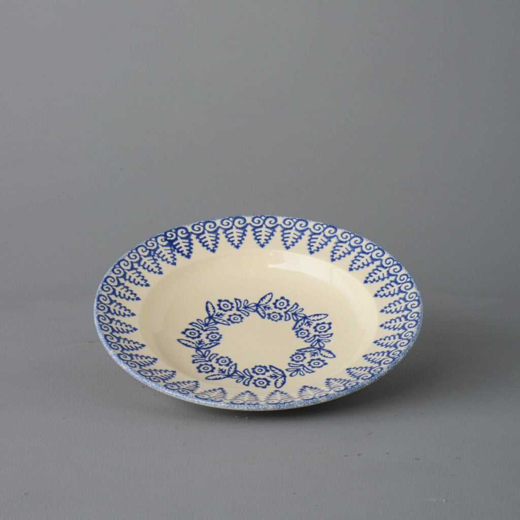 Lacey Blue Soup Plate