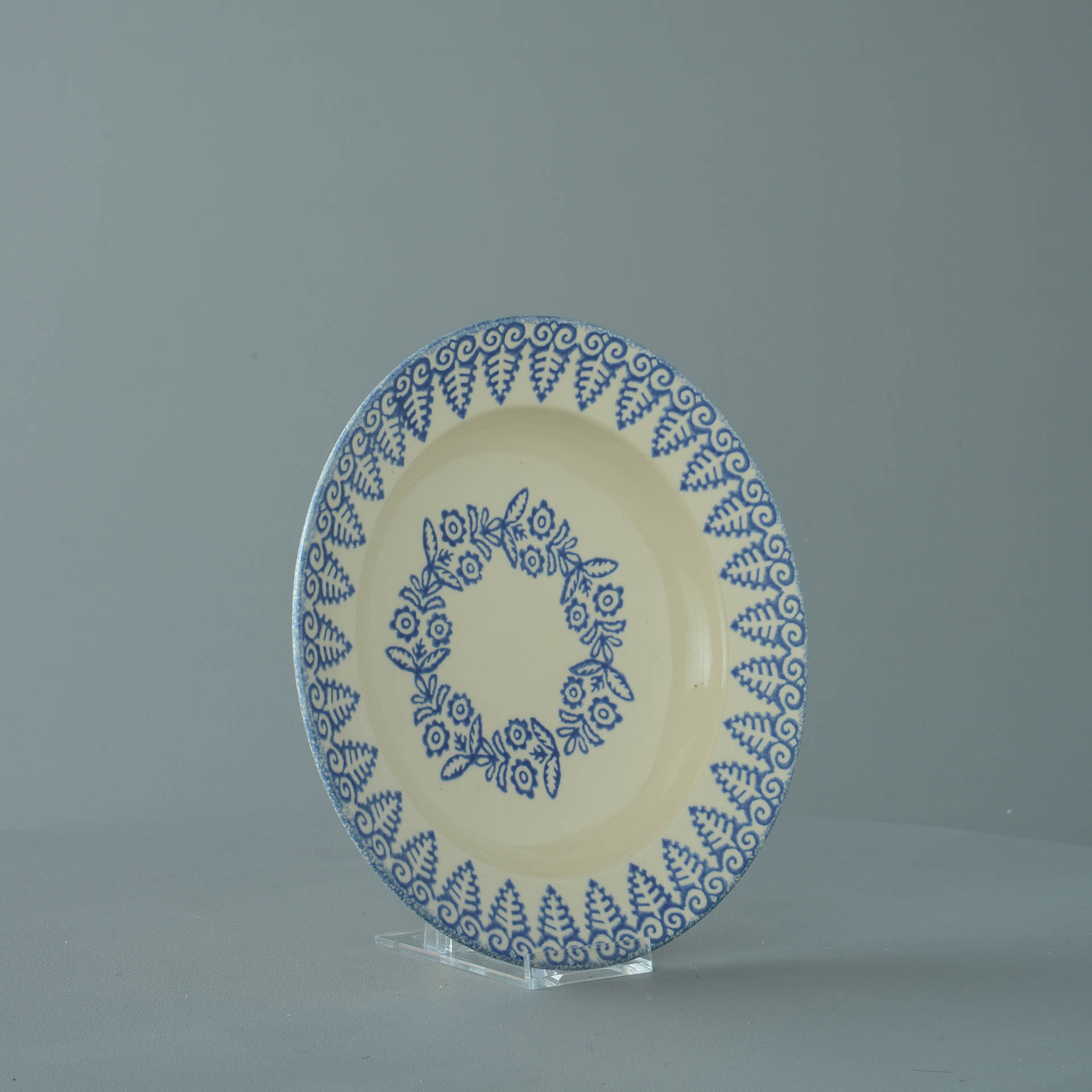 Lacey Blue Soup Plate