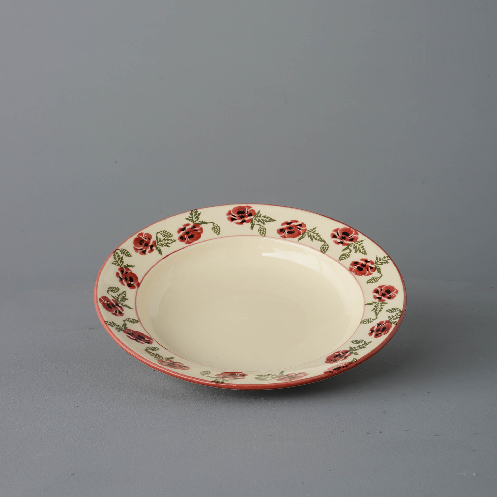 Poppy Soup Plate