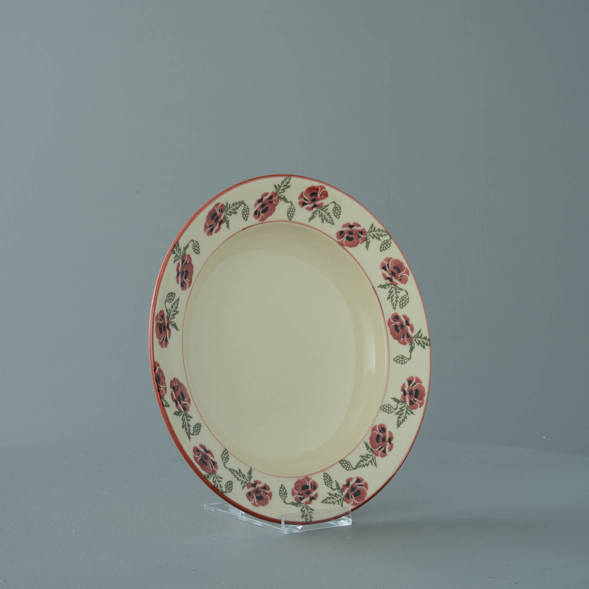 Poppy Soup Plate
