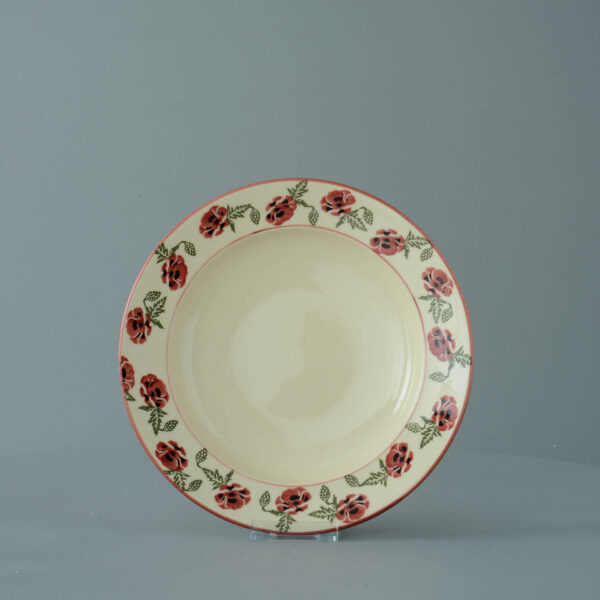 Poppy Soup Plate