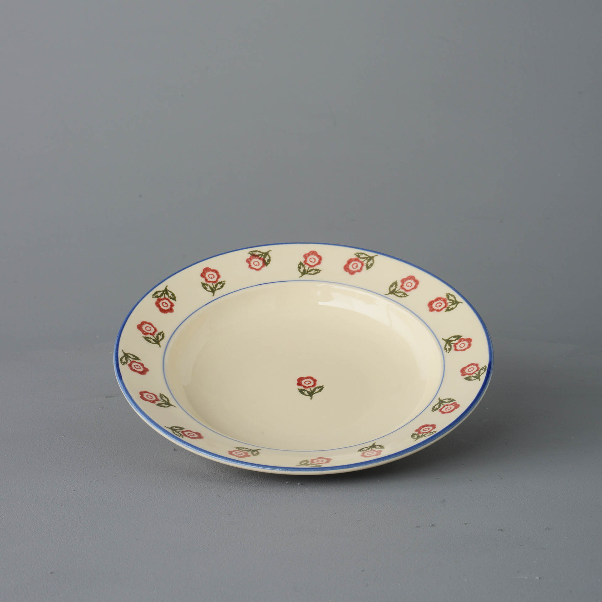 Scattered Rose Soup Plate
