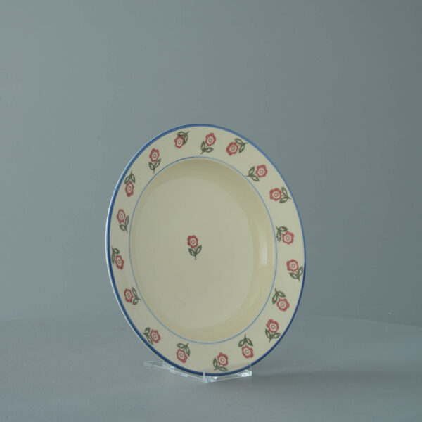 Scattered Rose Soup Plate