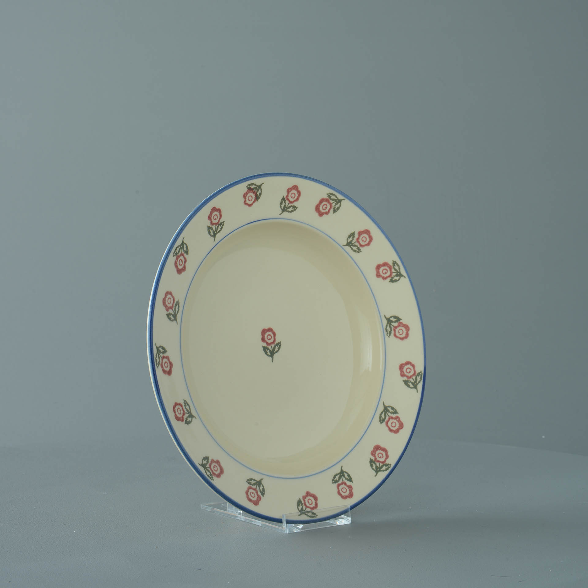 Scattered Rose Soup Plate