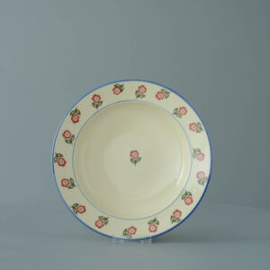 Scattered Rose Soup Plate