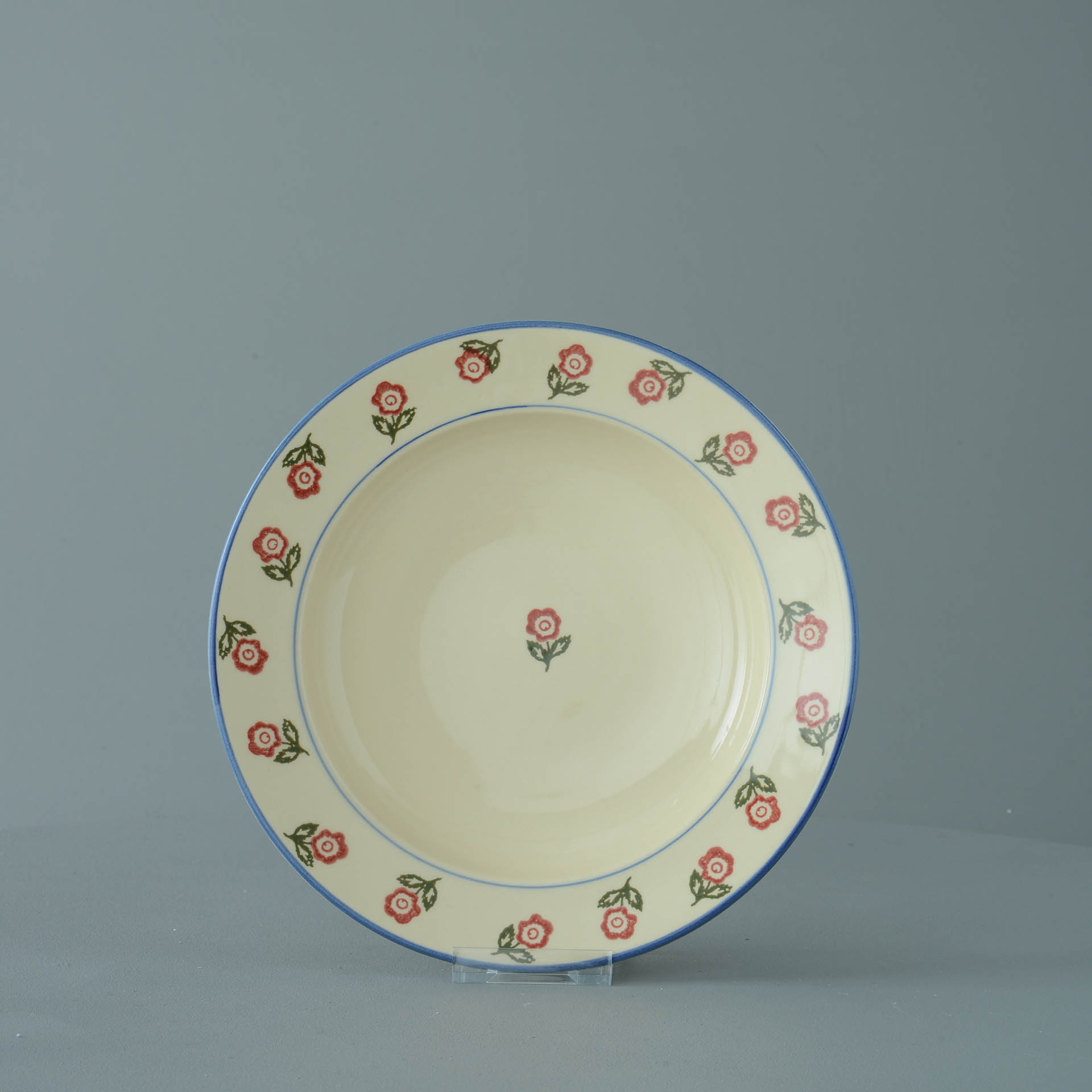 Scattered Rose Soup Plate