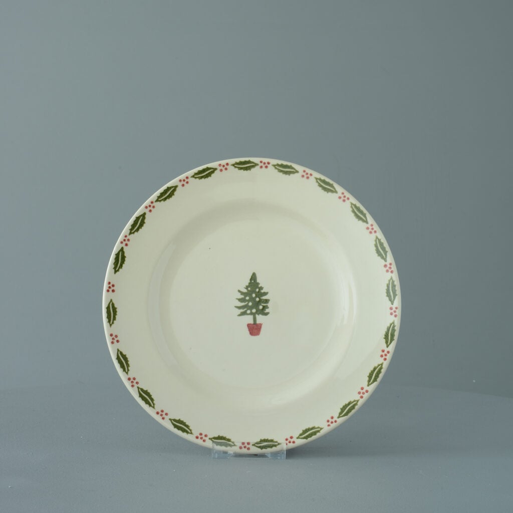 Christmas Tree Plate - Dessert Size