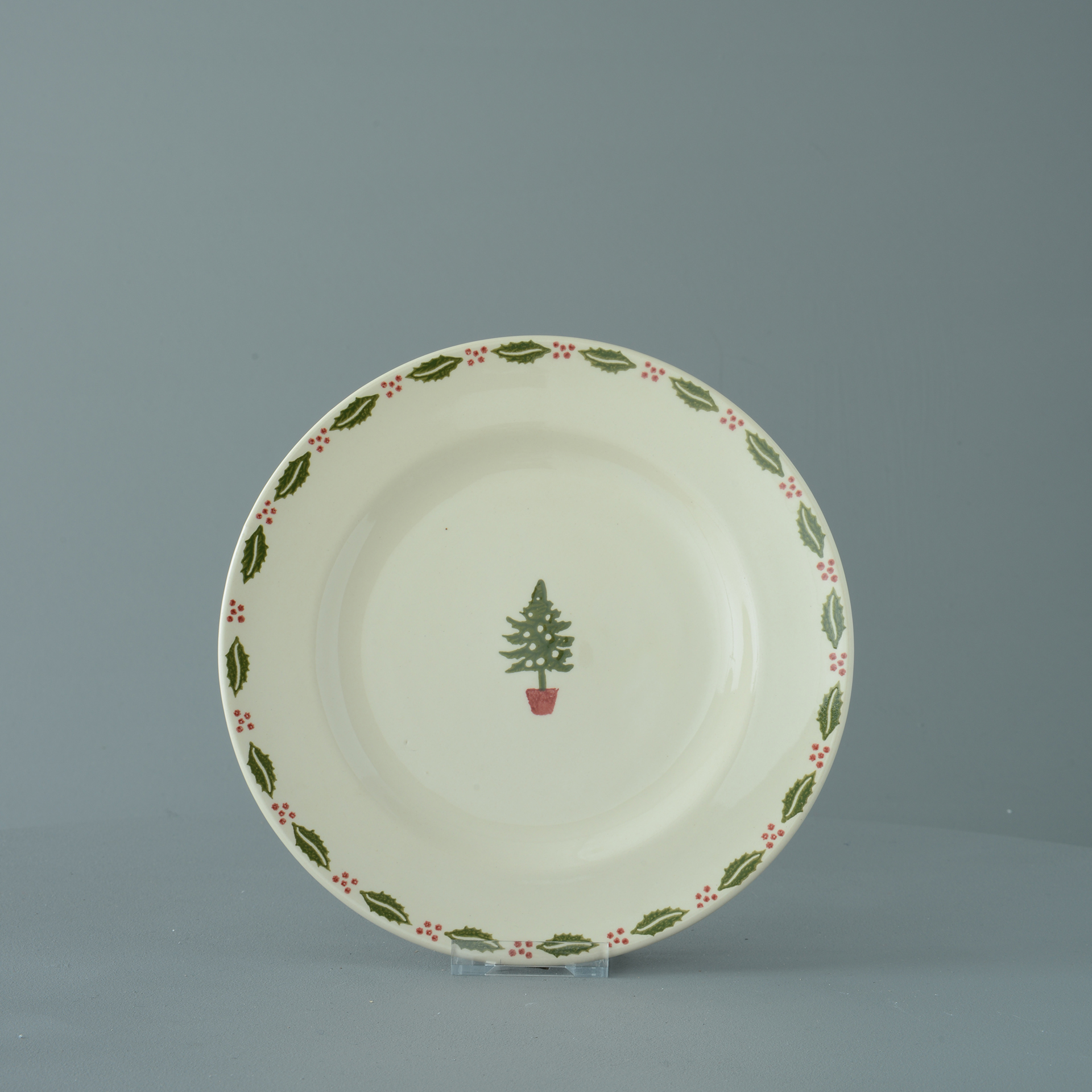 Christmas Tree Plate - Dessert Size