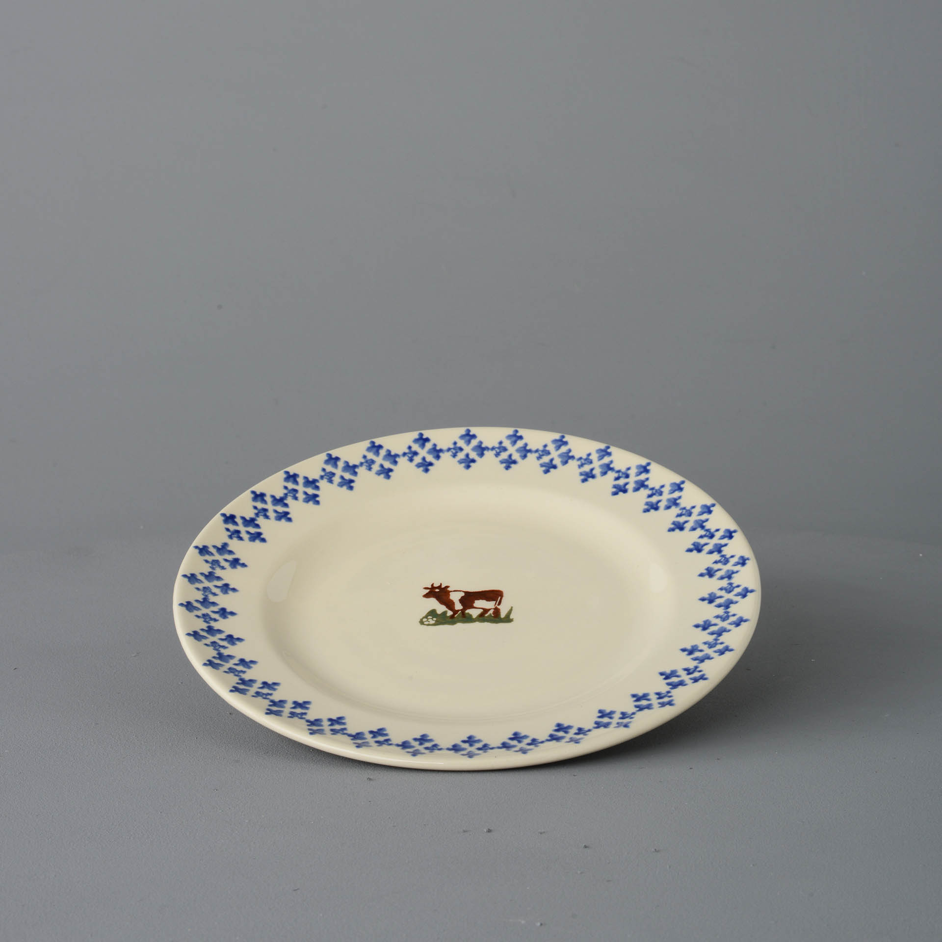 Cow Plate - Dessert Size