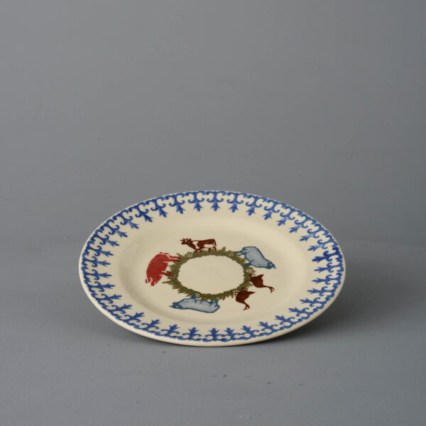 Farm Animal Plate - Dessert Size
