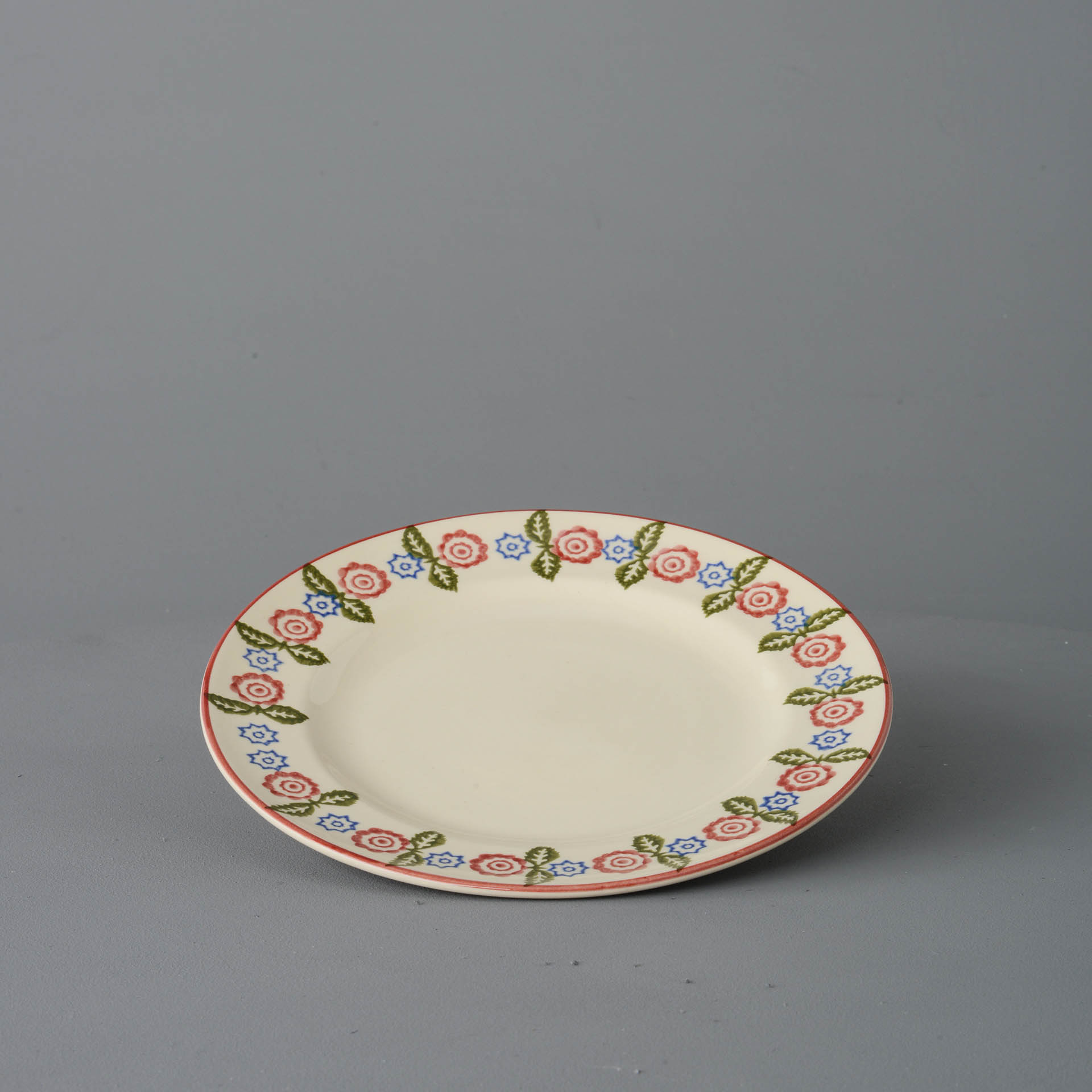 Victorian Floral Plate - Dessert Size