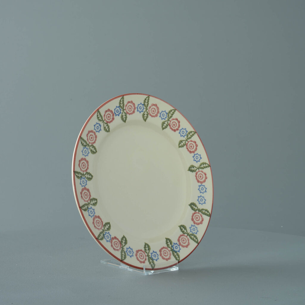 Victorian Floral Plate - Dessert Size